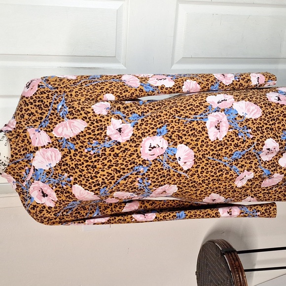 Free People Retro Romance Mixed Print Midi Dress M - Picture 9 of 13